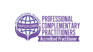 professional complementary practitioner hypnotherapy accreditation logo for certified sleep anxiety specialist